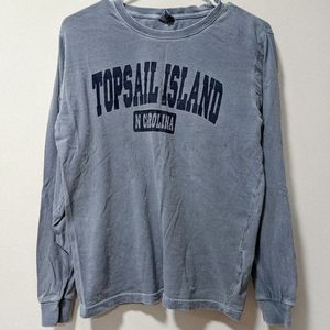 Vintage Topsail Island N. Carolina Long Sleeve Tee